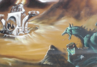 Illustration for article titled Freaking groovy airbrushed scifi and fantasy van art
